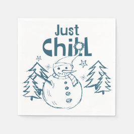 Servilleta De Papel Just Chill Playful Christmas