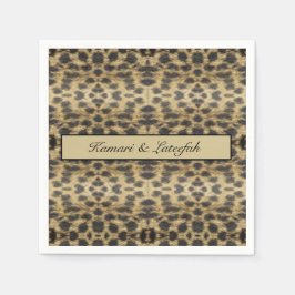 Servilleta De Papel KaleidoCheetah, personalizado