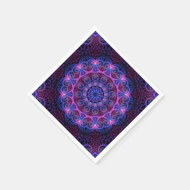 Servilleta De Papel Kaleidoscope Apofisis Mandala Corazones (Borde)