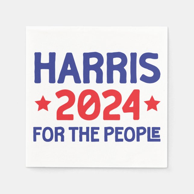 Servilleta De Papel Kamala Harris (Anverso)