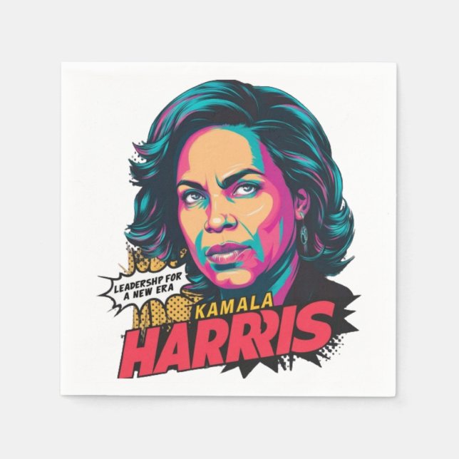 Servilleta De Papel Kamala Harris (Anverso)