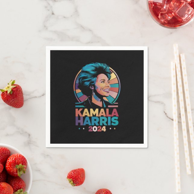 Servilleta De Papel Kamala Harris 2024 Elecciones al presidente Kamala (In situ)