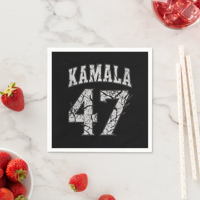 Servilleta De Papel Kamala Harris 47° presidente Estados Unidos 2024 (In situ)