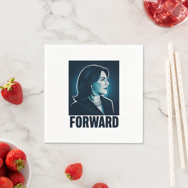 Servilleta De Papel Kamala Harris hacia adelante elecciones presidenci (In situ)