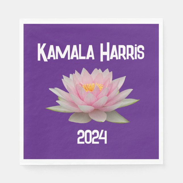 Servilleta De Papel Kamala Harris Lotus 2024 (Anverso)
