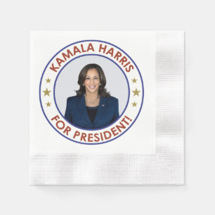 SERVILLETA DE PAPEL ¡KAMALA HARRIS PARA PRESIDENTE!