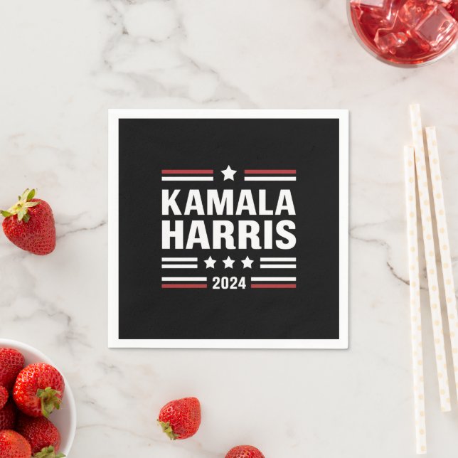 Servilleta De Papel Kamala Harris por el presidente del pueblo 2024 (In situ)