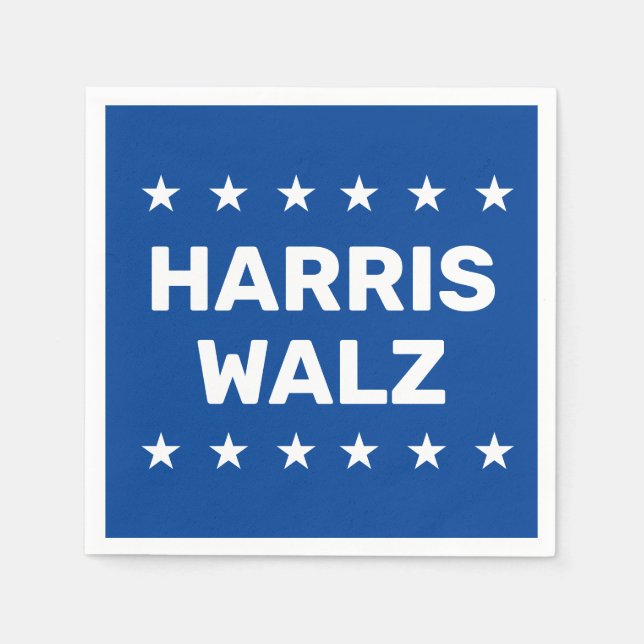 Servilleta De Papel Kamala Harris Tim Walz (Anverso)