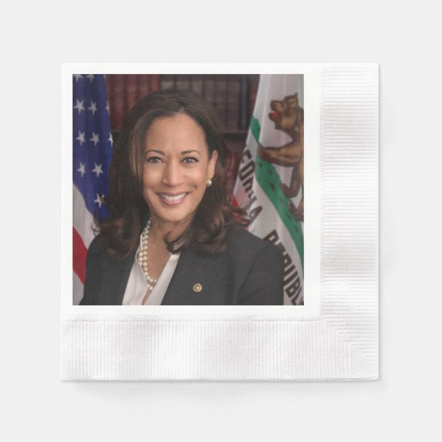 Servilleta De Papel Kamala Harris Vicepresidente de los Estados Unidos (Anverso)