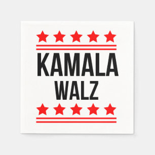 Servilleta De Papel Kamala Harris Y Tim Walz 2024
