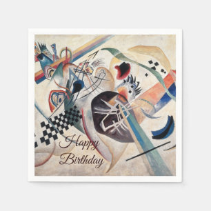 Servilleta De Papel Kandinsky Abstract Art Happy Birday