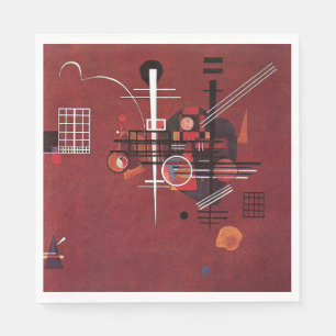 Servilleta De Papel Kandinsky - Rojo Opaco