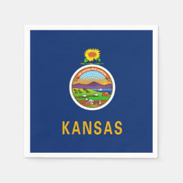 Servilleta De Papel Kansan Flag, Flag of Kansas