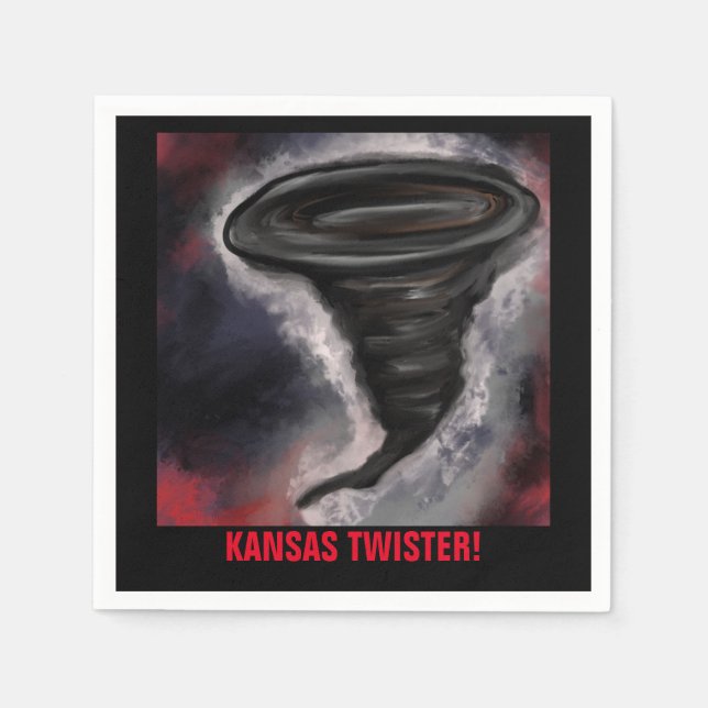 SERVILLETA DE PAPEL KANSAS TWISTER (Anverso)