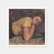 Katya durmiendo (por Serebriakova)