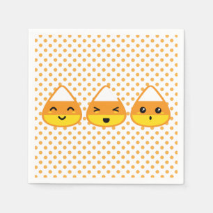 Servilleta De Papel Kawaii Candy Corn Napkins