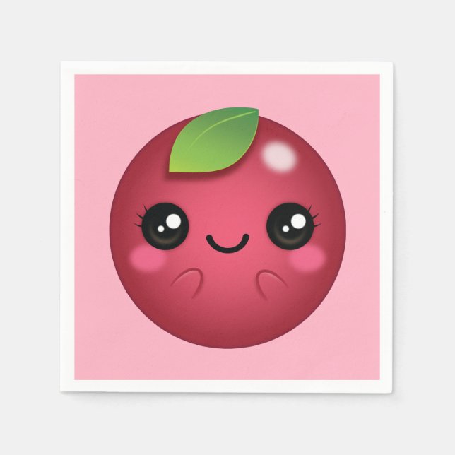 Servilleta De Papel Kawaii Cranberry (Anverso)