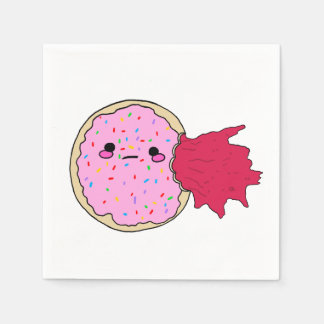 Servilleta De Papel Kawaii Jam Donut Me Comía