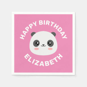 Servilleta De Papel Kawaii Panda