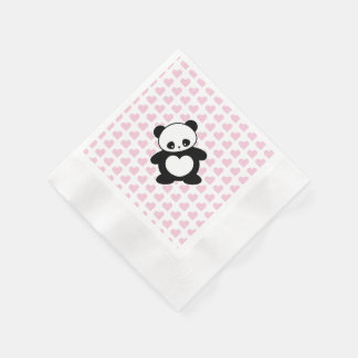 Servilleta De Papel Kawaii panda