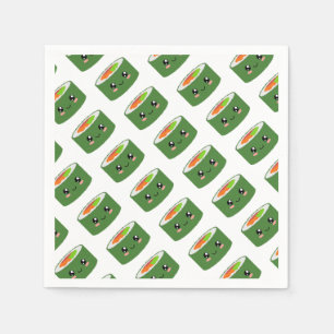 Servilleta De Papel Kawaii Sushi