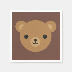 Servilleta De Papel Kawaii Teddy Bear
