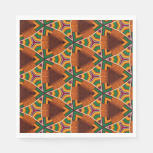 Servilleta De Papel Kente Geométricos Kwanzaa Afrocentrismo
