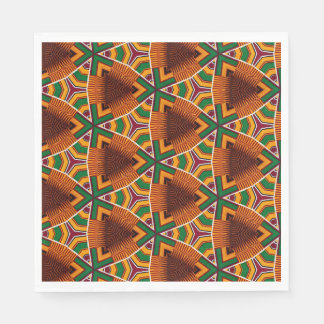 Servilleta De Papel Kente Geometrics Kwanzaa Afrocentric