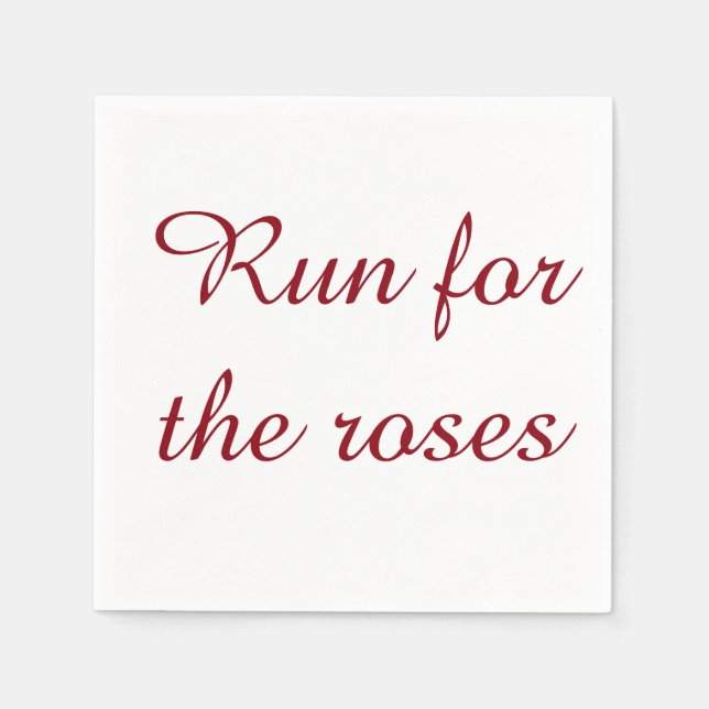 Servilleta De Papel Kentucky Derby (Anverso)