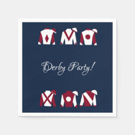 Servilleta De Papel Kentucky Derby Fiesta Cocktail Napkins