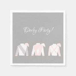 Servilleta De Papel Kentucky Derby Ver Fiestas Cocktail Napkins