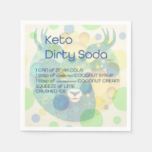Servilleta De Papel Keto Dirty Soda Napkin