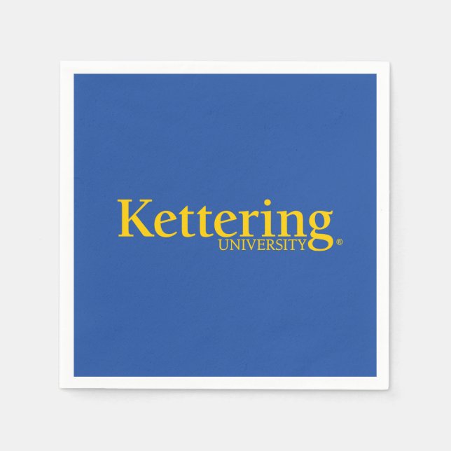 Servilleta De Papel Kettering University Logo (Anverso)