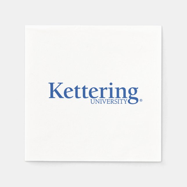 Servilleta De Papel Kettering University Logo (Anverso)