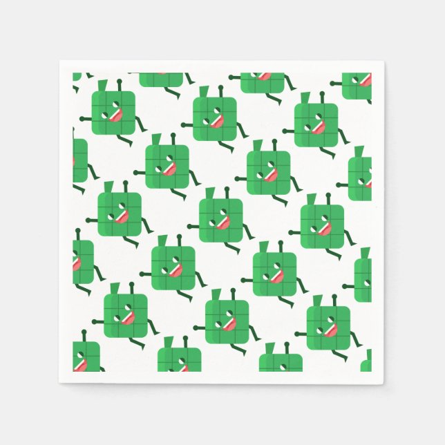 Servilleta De Papel ketupat feliz (Anverso)