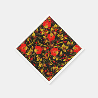 Servilleta De Papel Khokhloma ruso