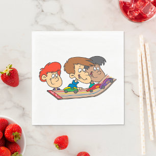 Servilleta De Papel Kids Pinewood Derby Car Race