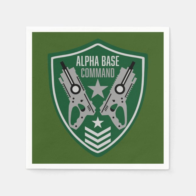 Servilleta De Papel Kids Toy Dart Gun Battle (Anverso)