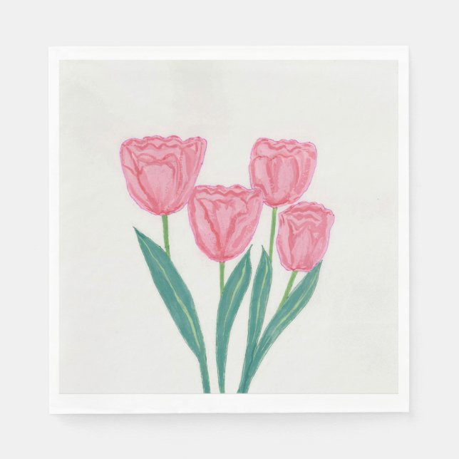 Servilleta De Papel Kind Tulips (Anverso)
