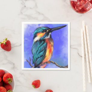 Servilleta De Papel Kingfisher Bird Napkins