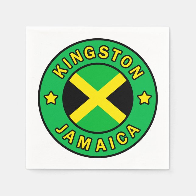 Servilleta De Papel Kingston Jamaica (Anverso)