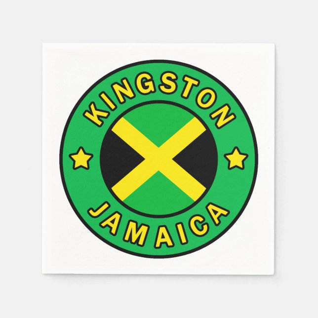 Servilleta De Papel Kingston Jamaica (Anverso)