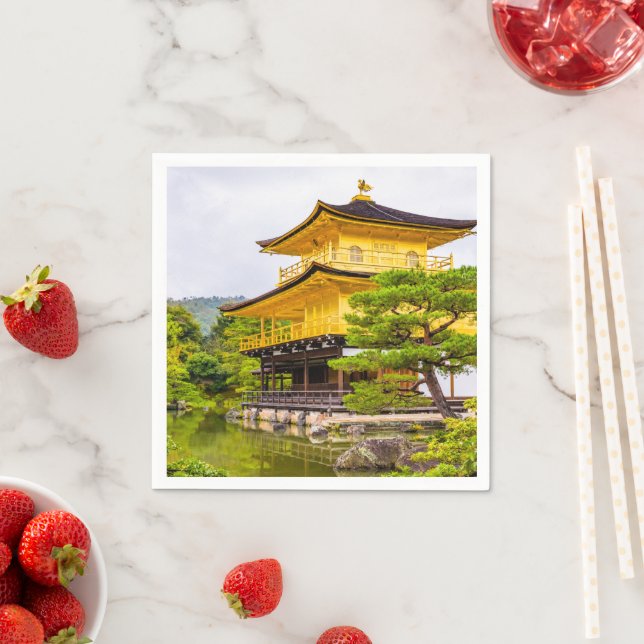 Servilleta De Papel Kinkaku-ji, pabellón dorado, Kioto (In situ)