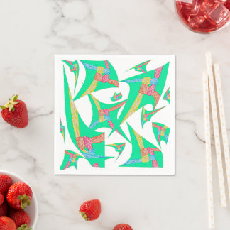 Servilleta De Papel Kites of Connection Paper Napkins