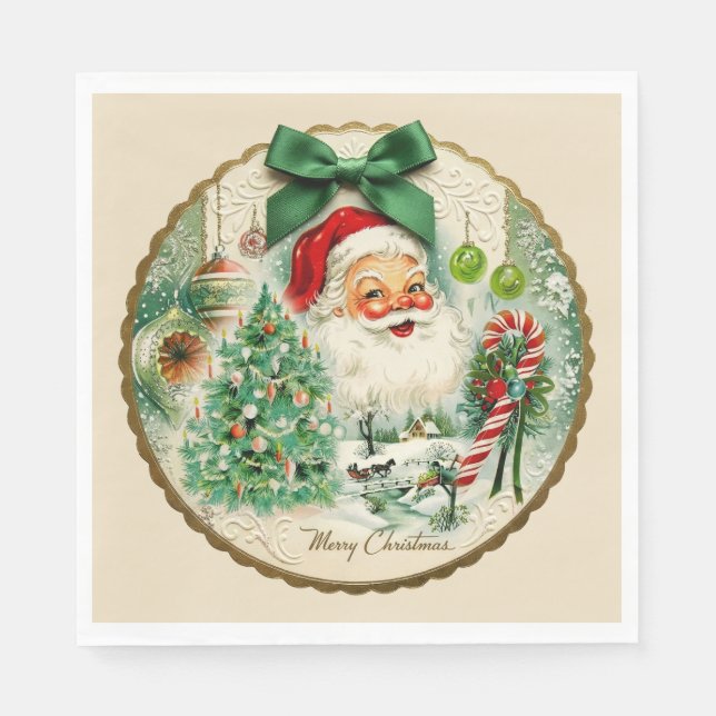 Servilleta De Papel Kitschmas Nostálgico (Anverso)