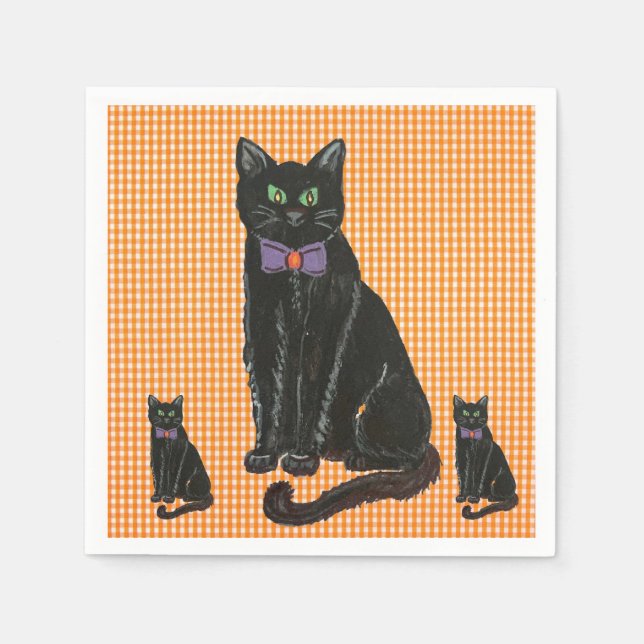 Servilleta De Papel Kitty, Kitty, Kitty Napkins (Anverso)