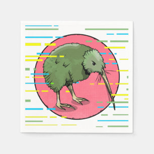 Servilleta De Papel Kiwi Cute Nueva Zelanda