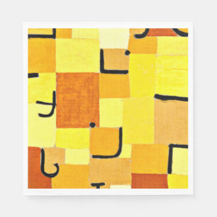 Servilleta De Papel Klee - Caracteres en amarillo
