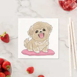 Servilleta De Papel Kleiner Tibetan Spaniel 