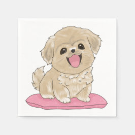 Servilleta De Papel Kleiner Tibetan Spaniel 